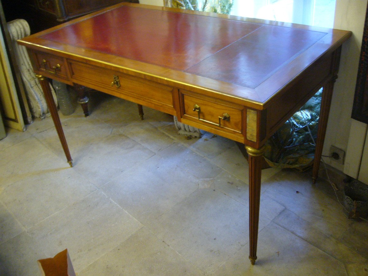 Bureau Plat Louis XVI-photo-2