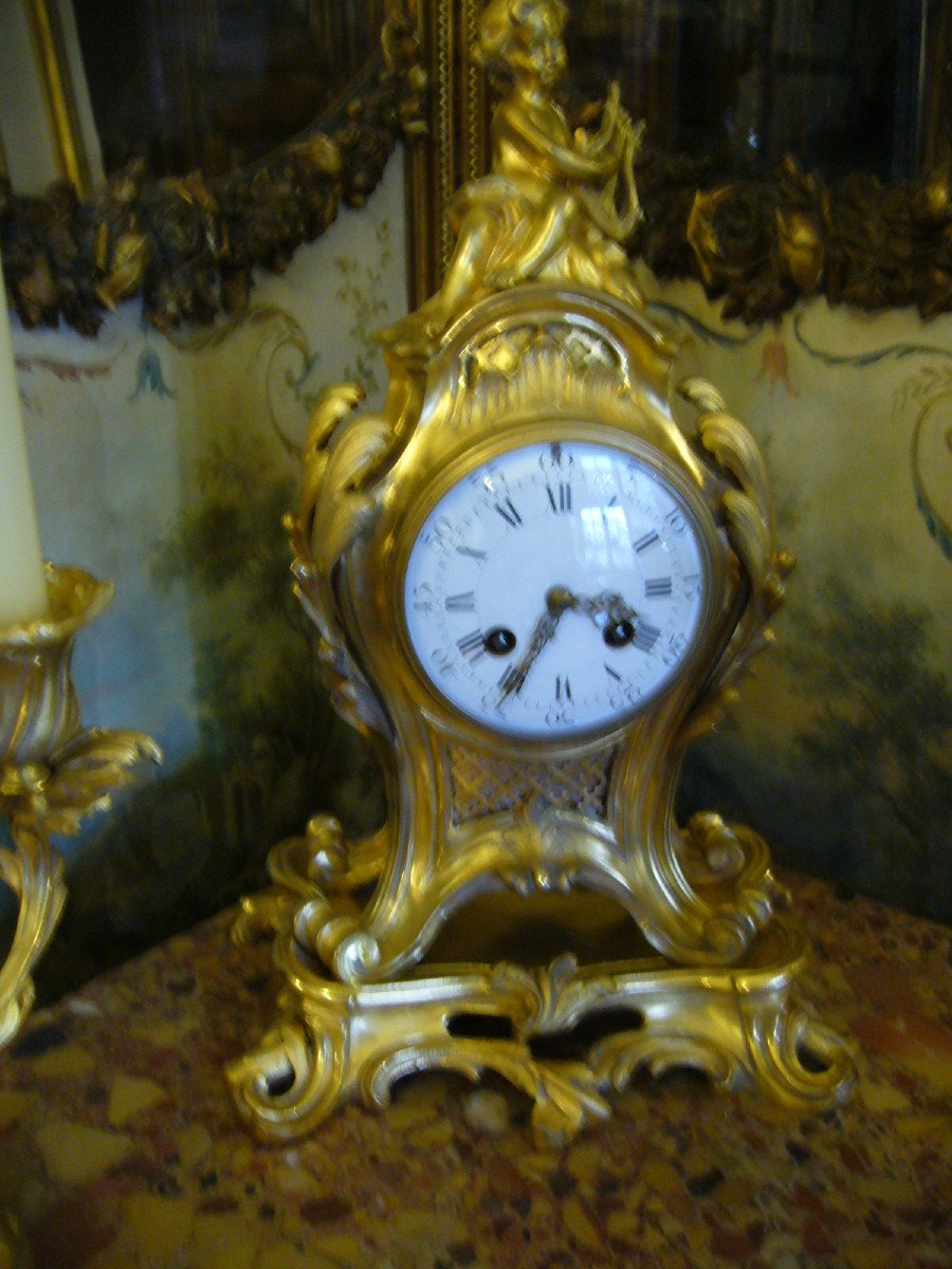 Garniture De Cheminée Louis XV-photo-2