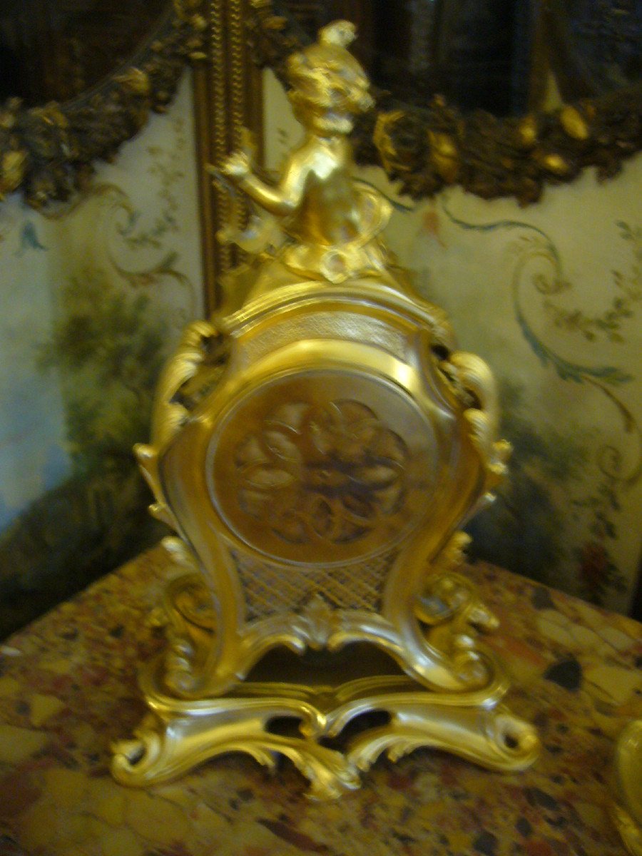 Garniture De Cheminée Louis XV-photo-6