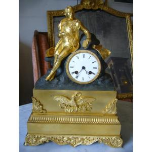 Restoration Clock With The Effigy Of Napoleon