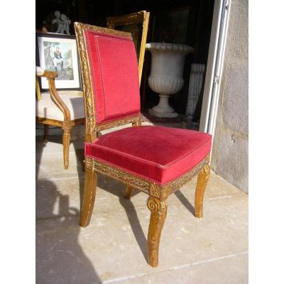 Pair Of Chairs Wood Dore