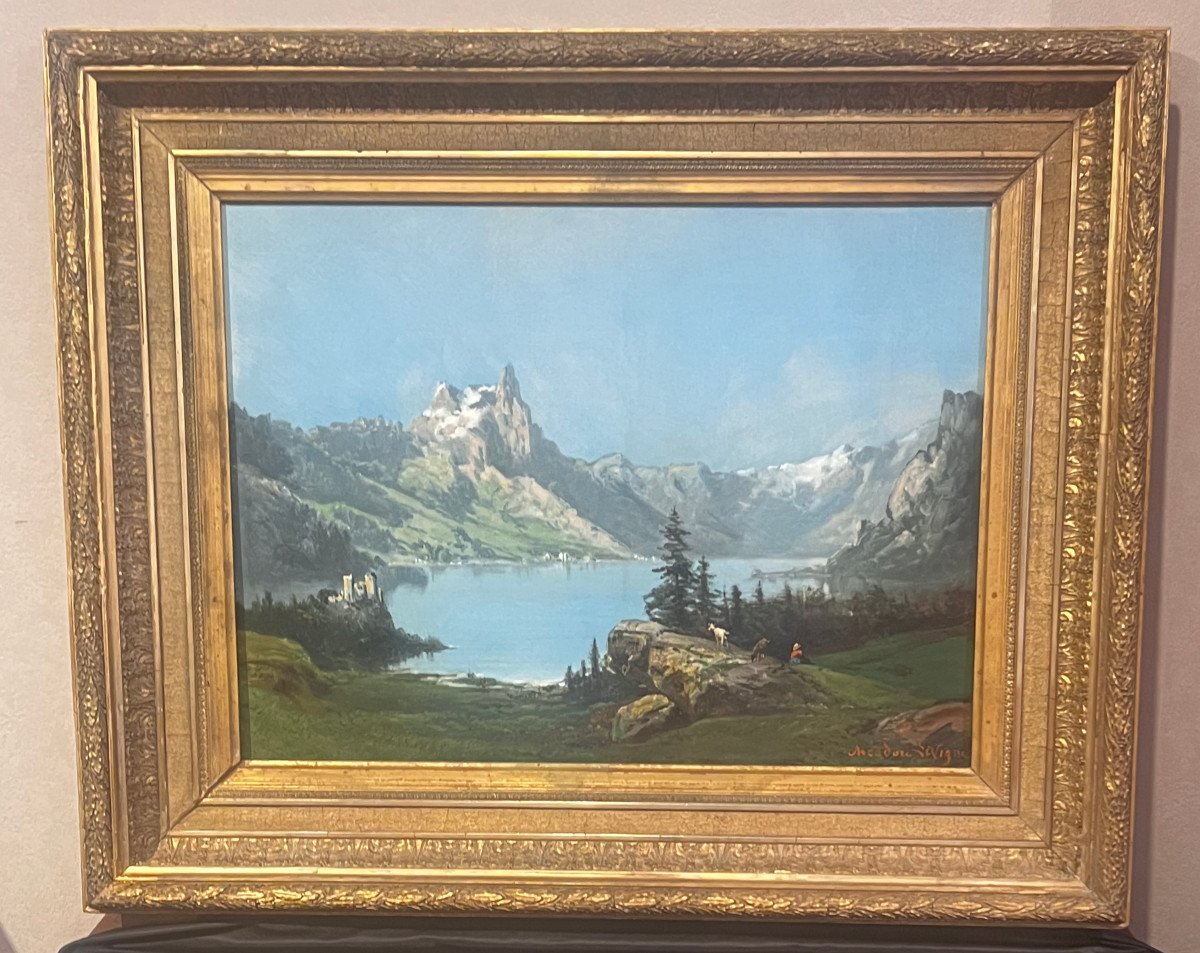 THÉODORE LÉVIGNE - Le Lac De Montagne 