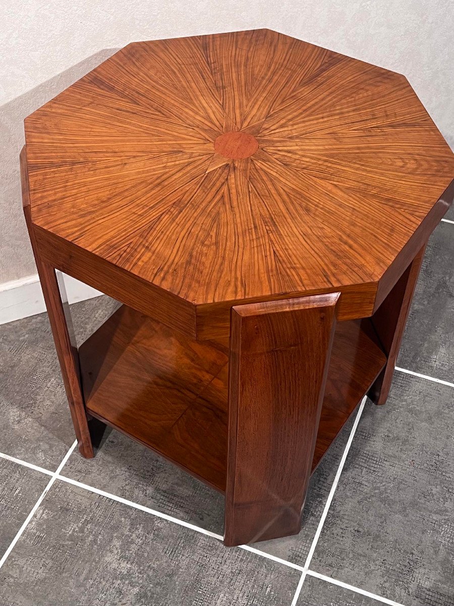 Art Deco Pedestal Table-photo-3