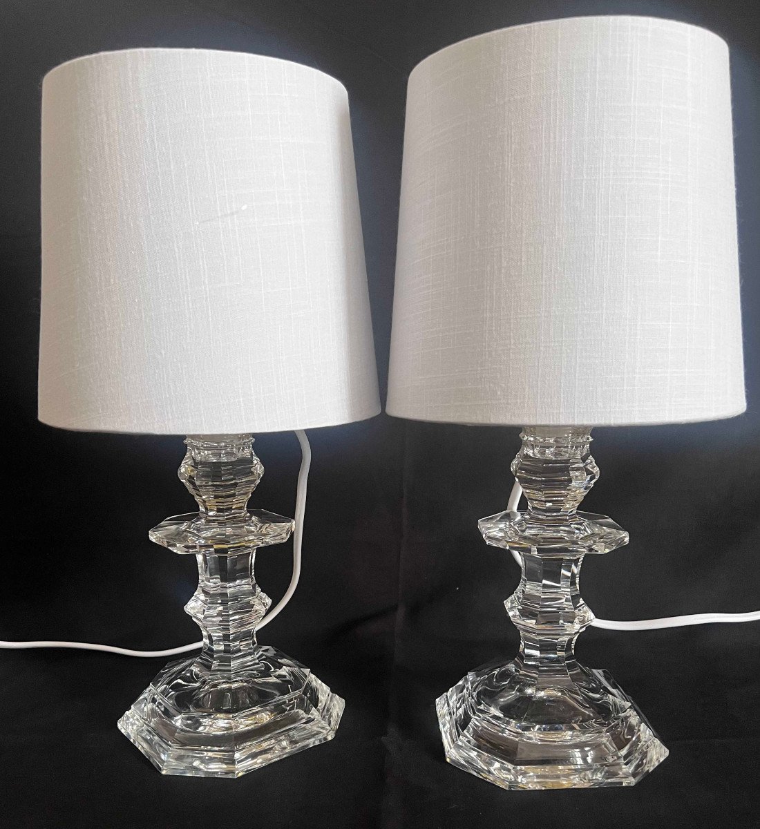 Small Bedside Lamps In Baccarat-photo-2