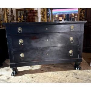 Black Chest Of Drawers 