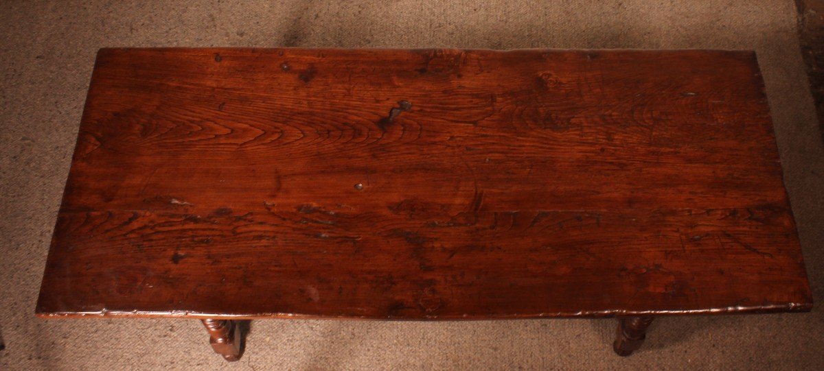 17th Century Spanish Table In Oak And Chestnut-photo-6