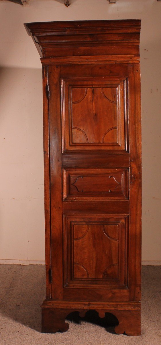 Armoire En Noyer Du 17° Siècle - Italie-photo-8