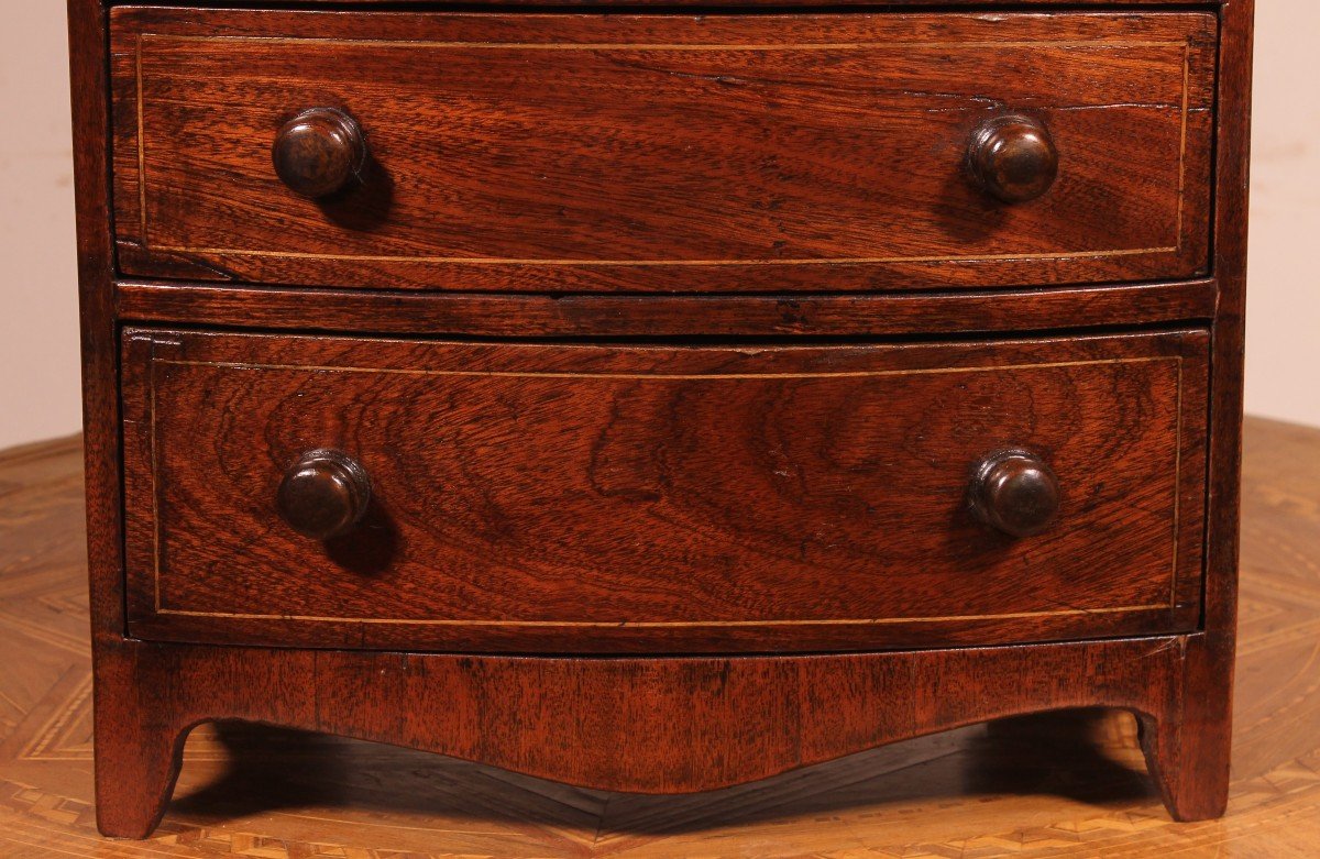 19th Century Miniature Chest Of Drawers-photo-3