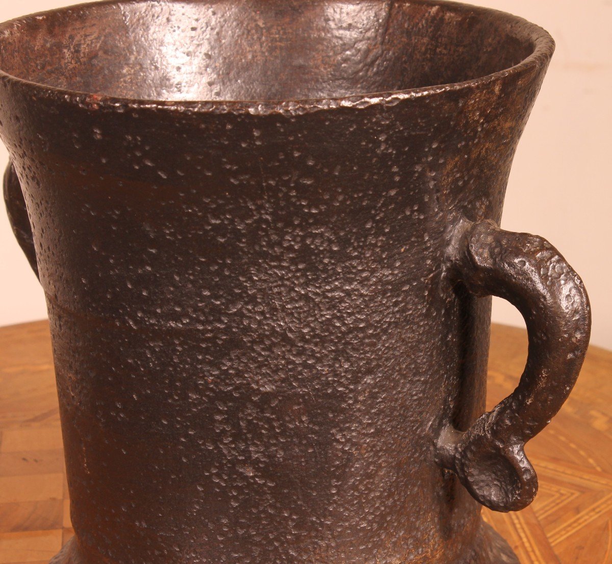 16th Century Cast Iron Mortar-photo-1