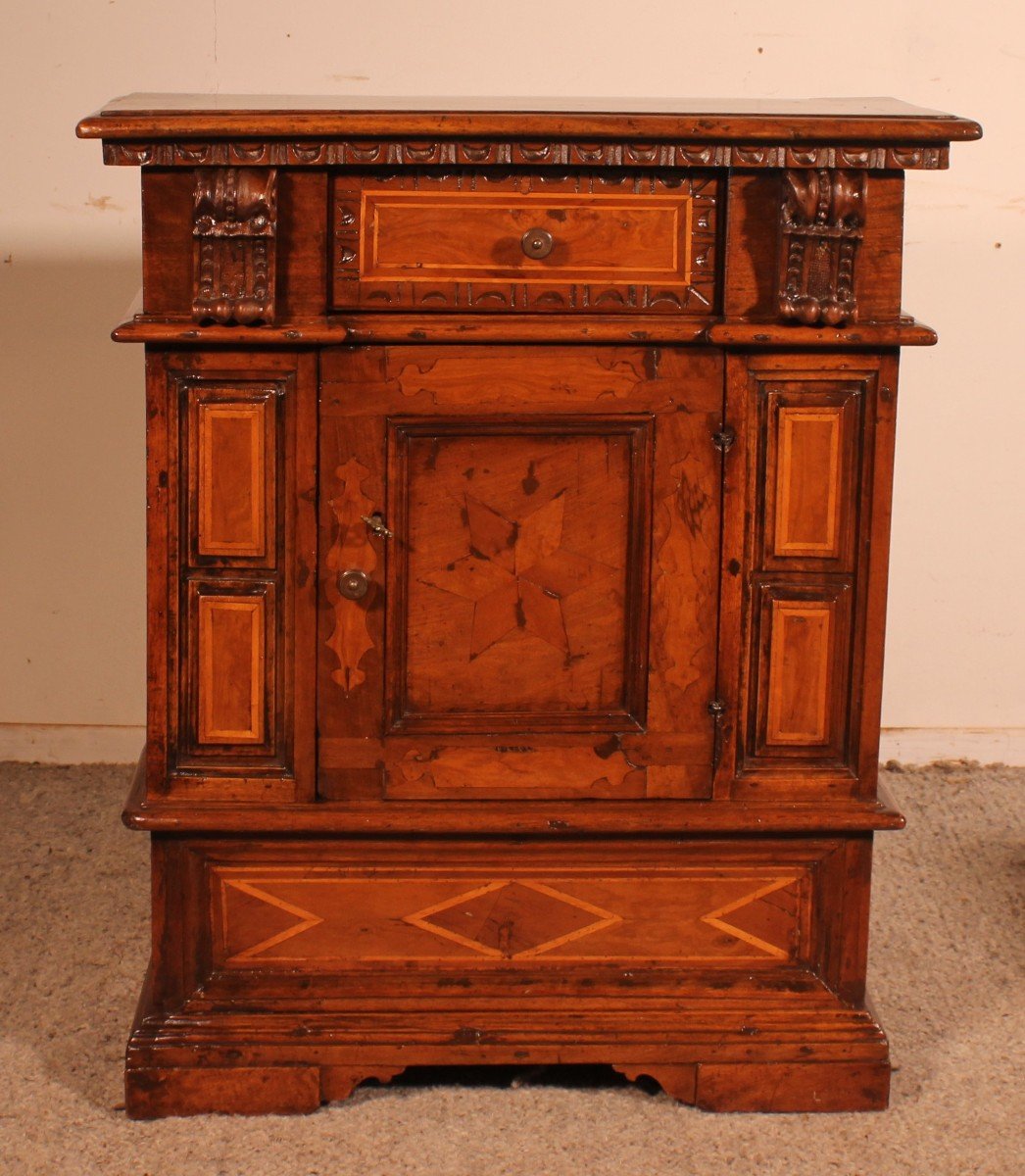 An Italian Walnut Oratory 17th Century