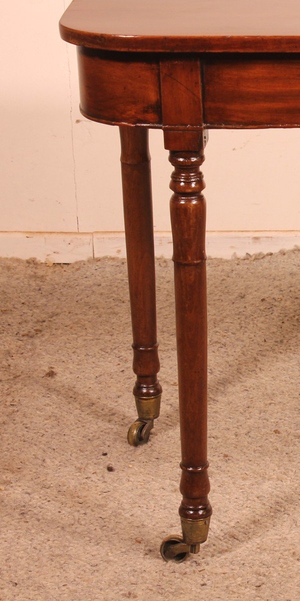 Small 19th Century Console In Mahogany-photo-3