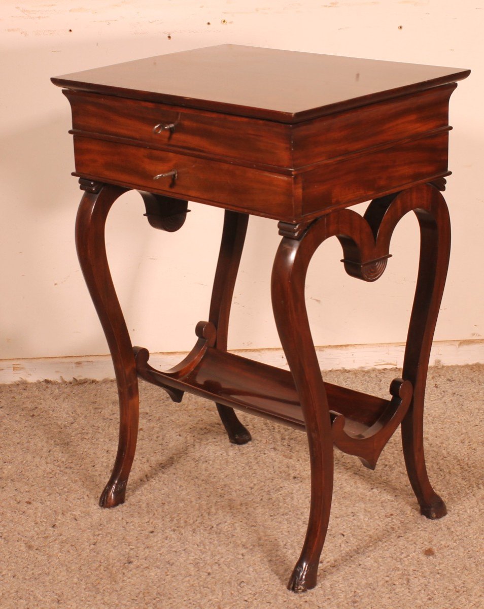 Mahogany Dressing Table -19th Century-photo-7