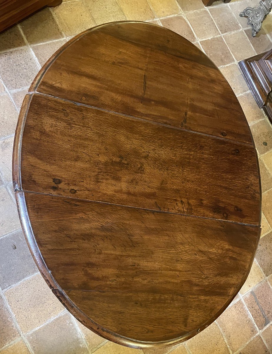 Oak  Gateleg Table From The 17th Century-photo-1