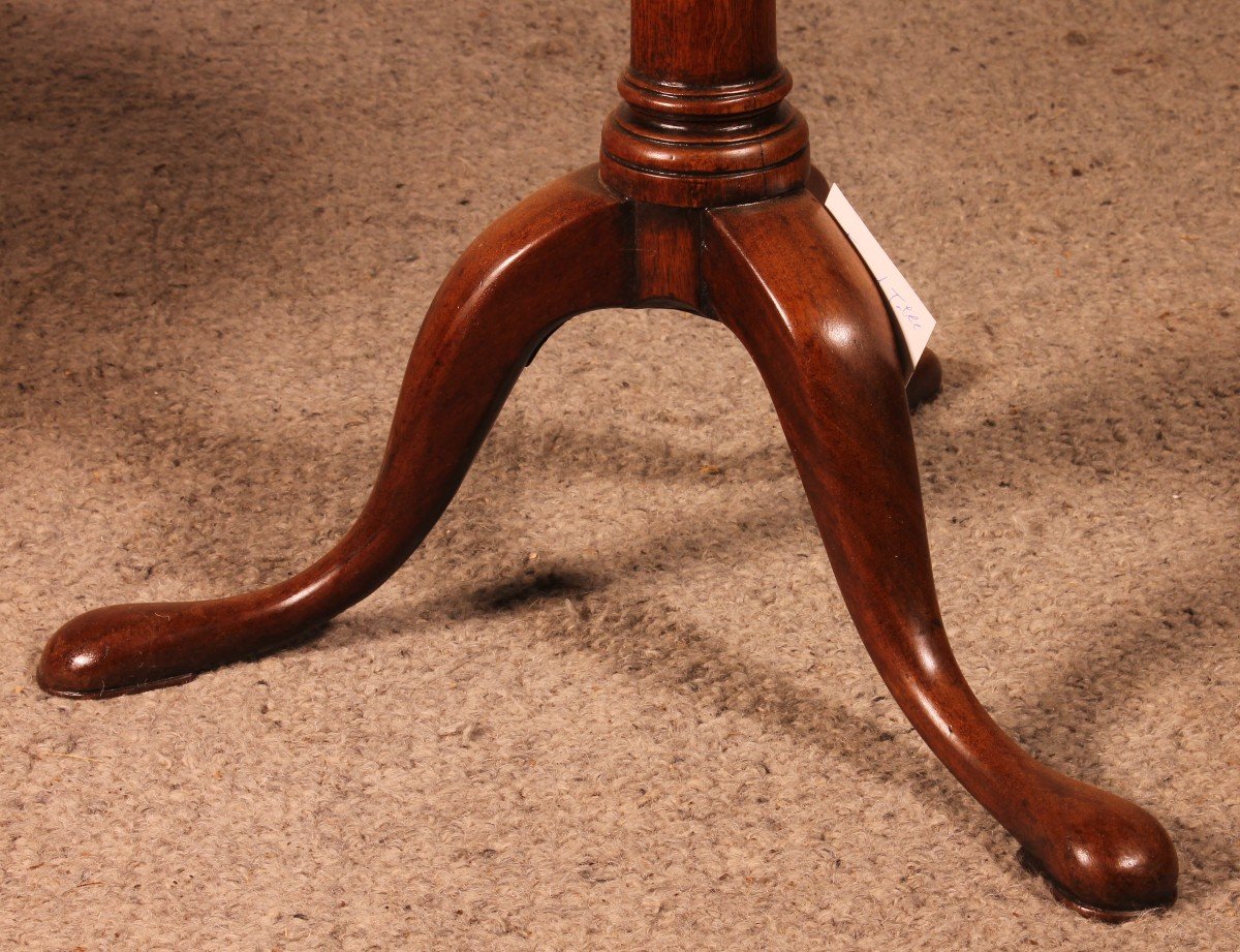 English Mahogany Tripod Table - 18th Century-photo-3