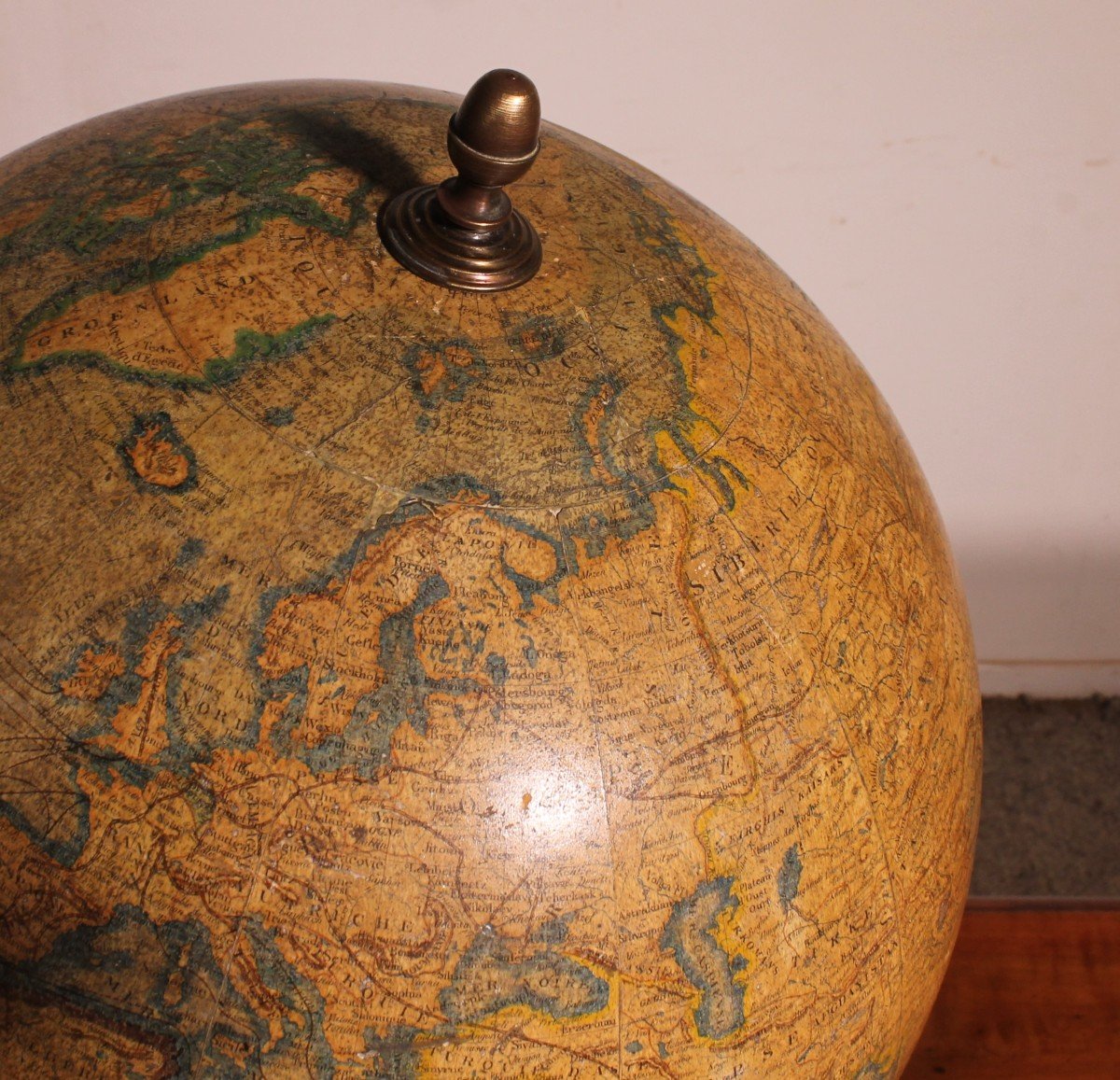 Terrestrial Globe By J.lebègue & Cie Paris Circa 1890-photo-7