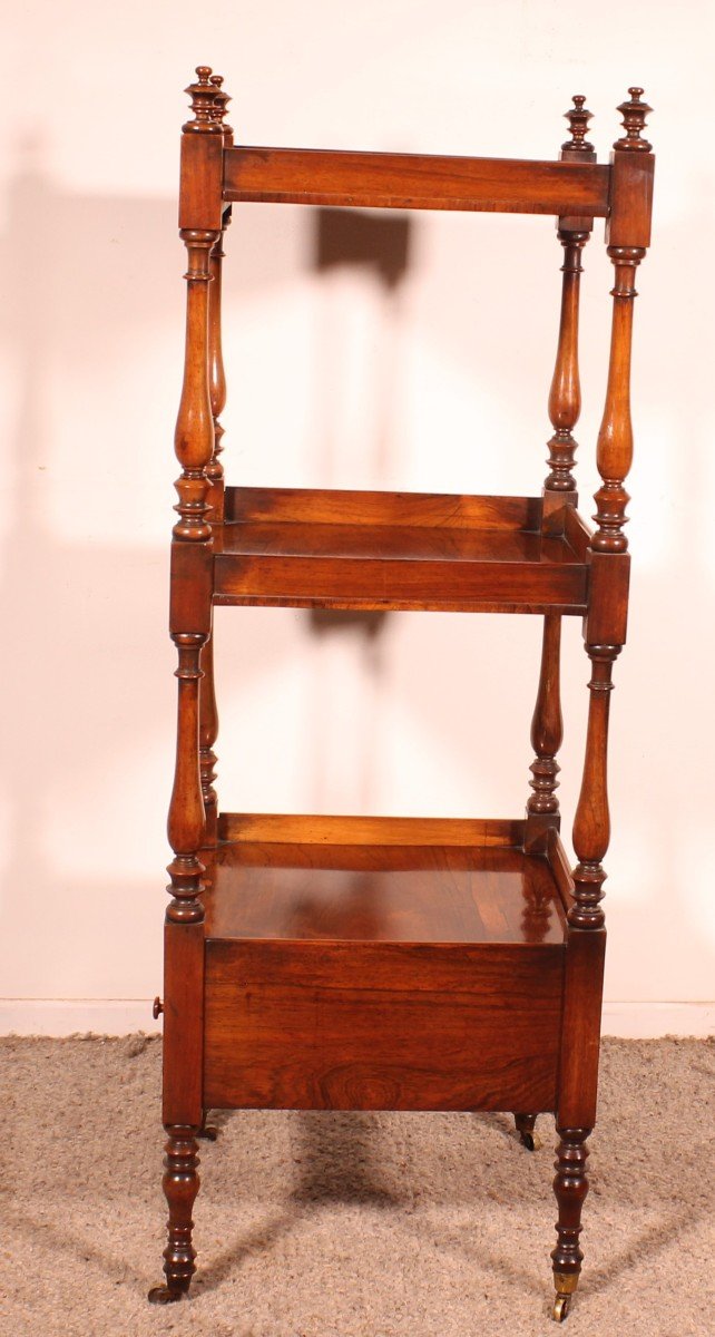 Rosewood Shelf Called Whatnot From The First Part Of The 19th Century-photo-6