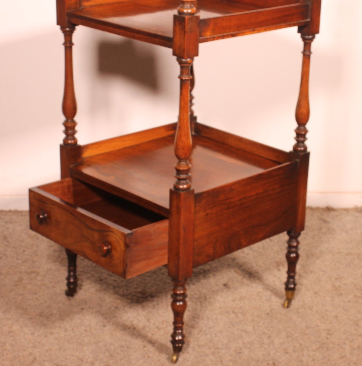 Rosewood Shelf Called Whatnot From The First Part Of The 19th Century-photo-8