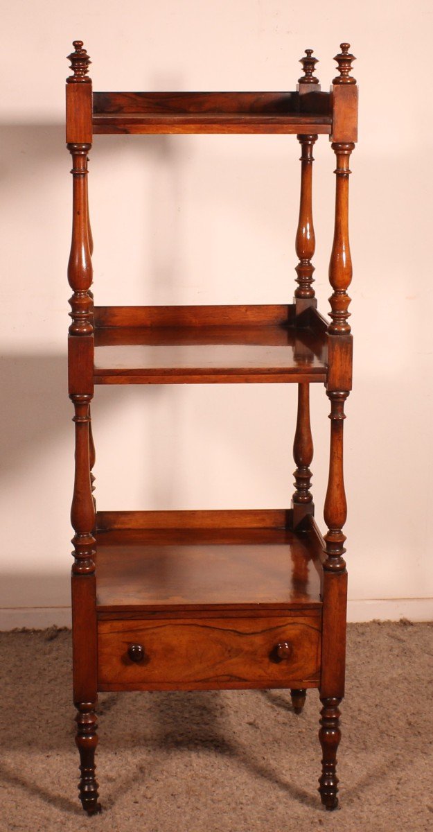 Rosewood Shelf Called Whatnot From The First Part Of The 19th Century