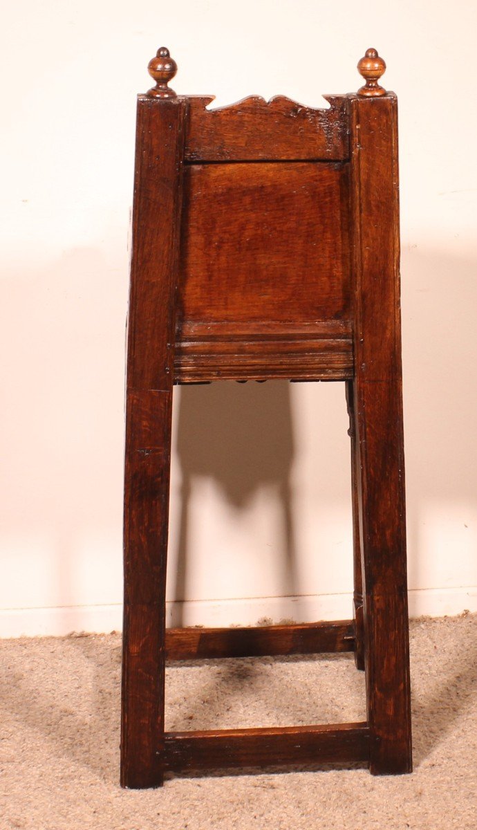 17th Century Children Wainscot Armchair-photo-4