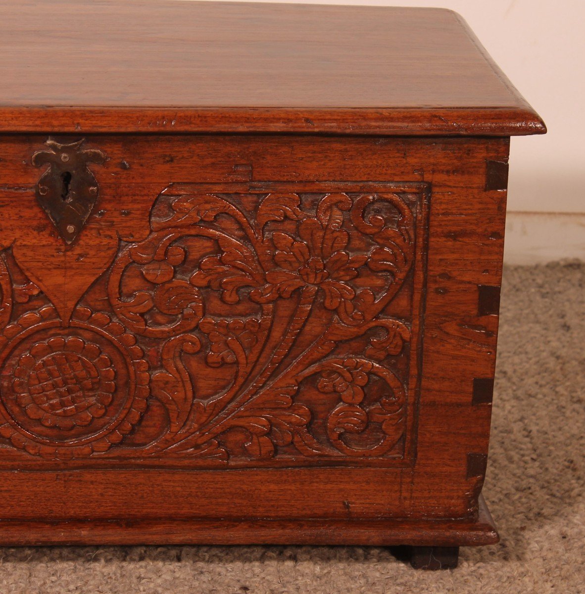 Small Indian Spice Chest - 19th Century-photo-2