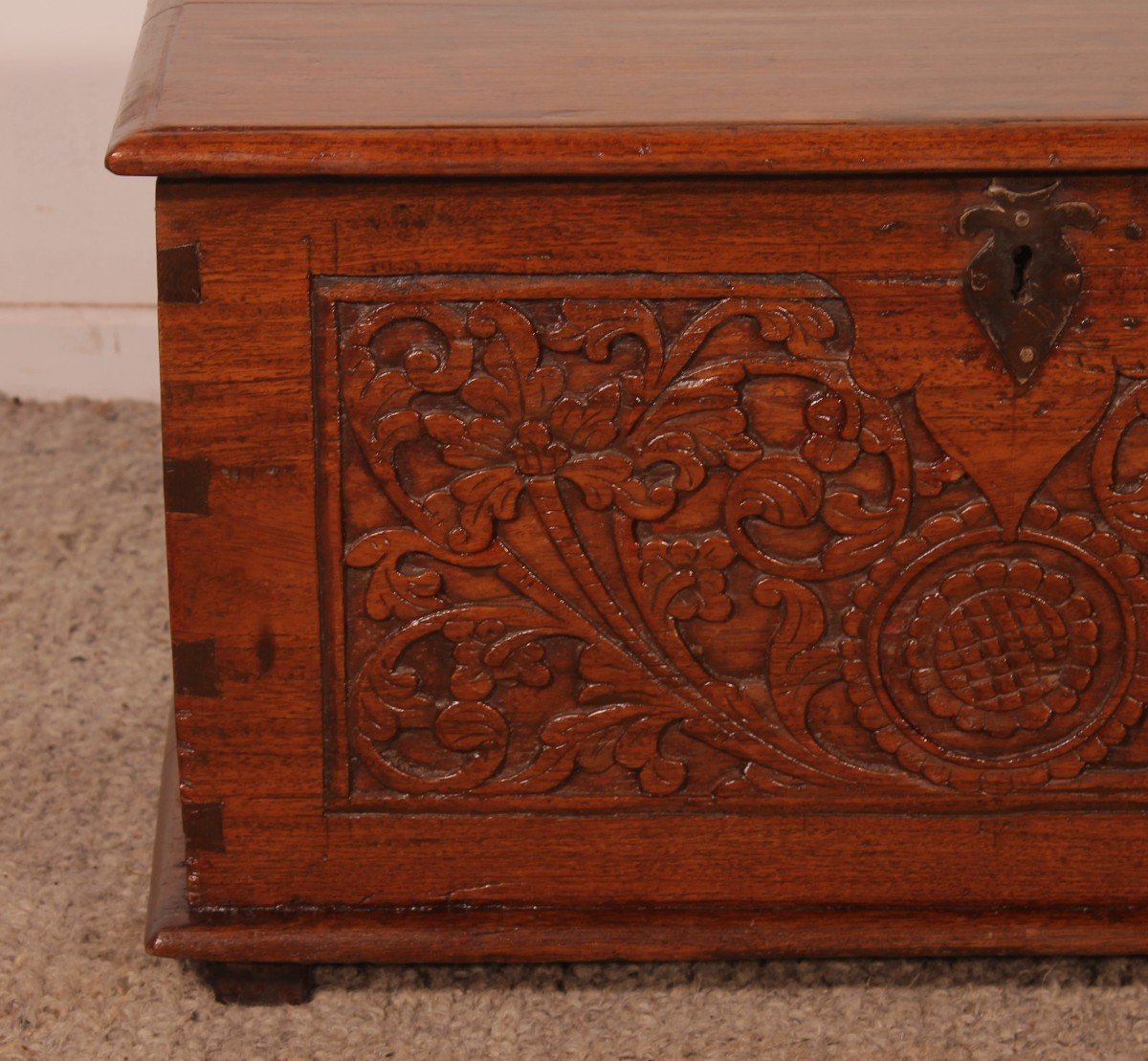 Small Indian Spice Chest - 19th Century-photo-3