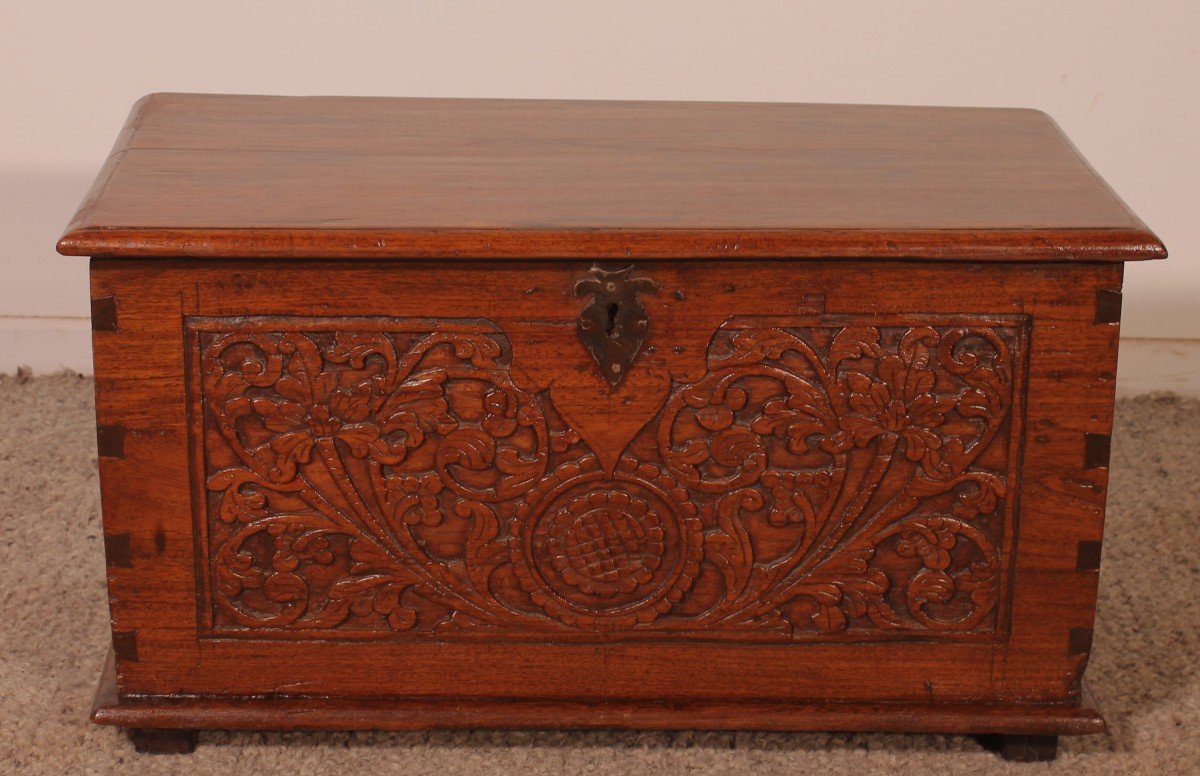 Small Indian Spice Chest - 19th Century