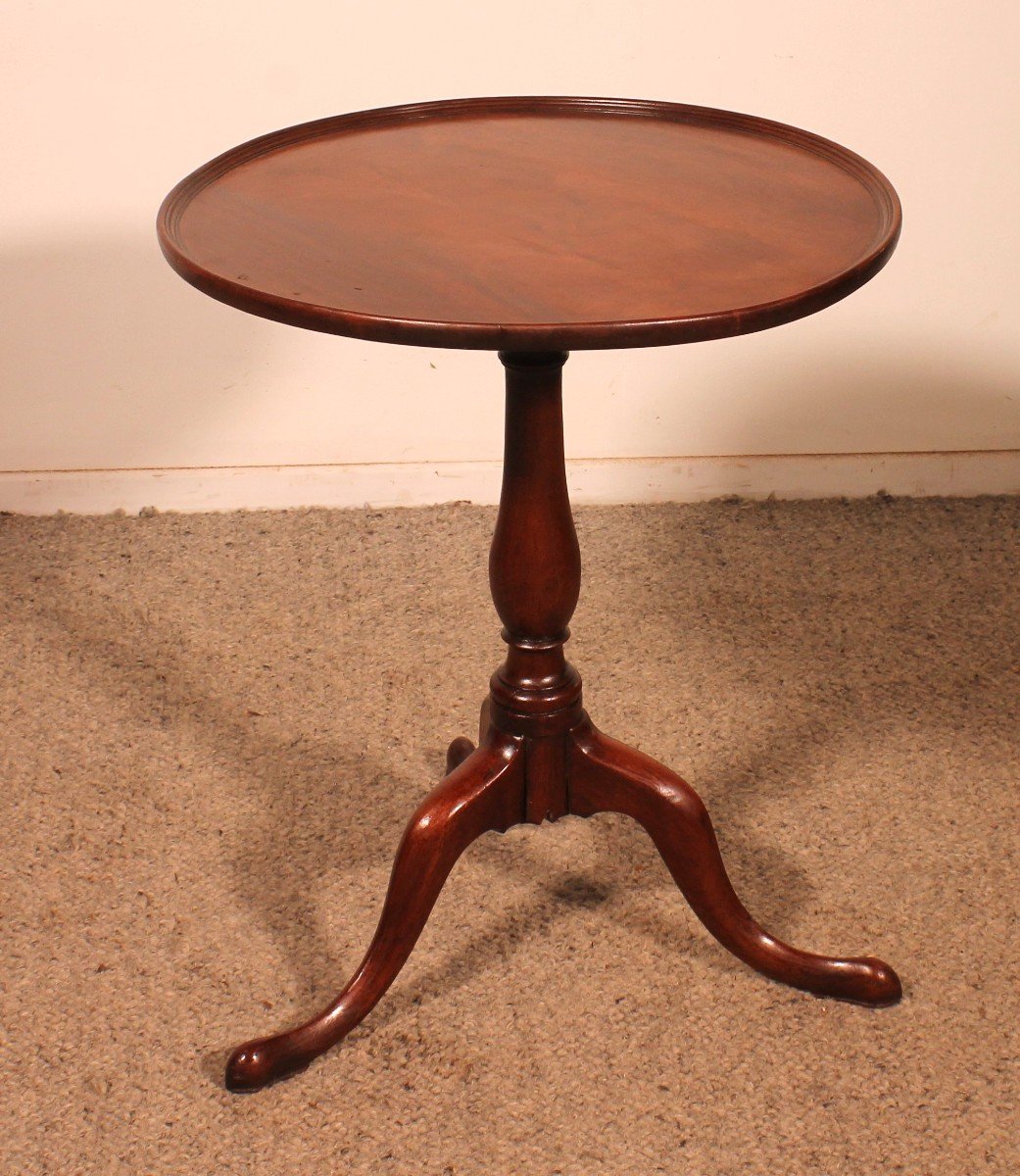 Small Mahogany Tripod Table Circa 1800