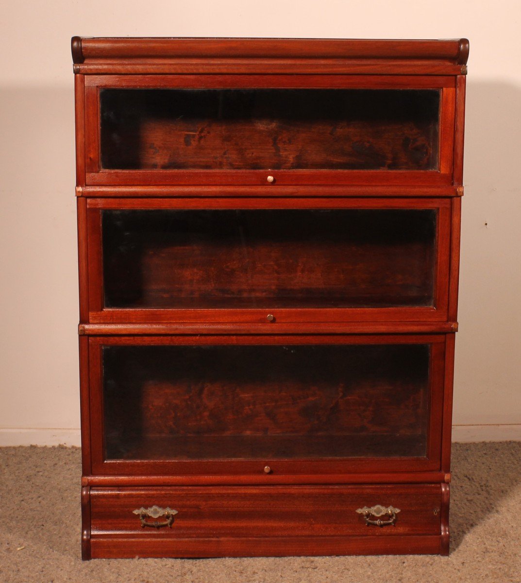 Globe Wernicke Mahogany Bookcase -photo-2