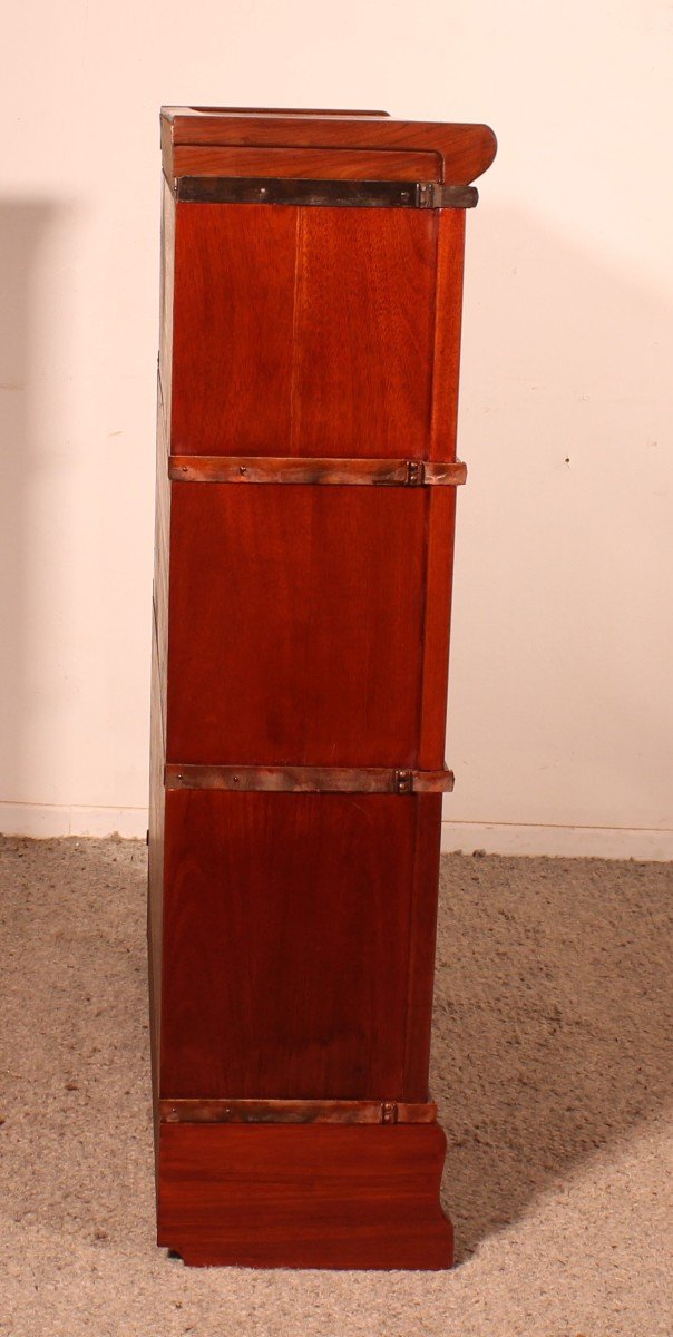 Globe Wernicke Mahogany Bookcase -photo-4