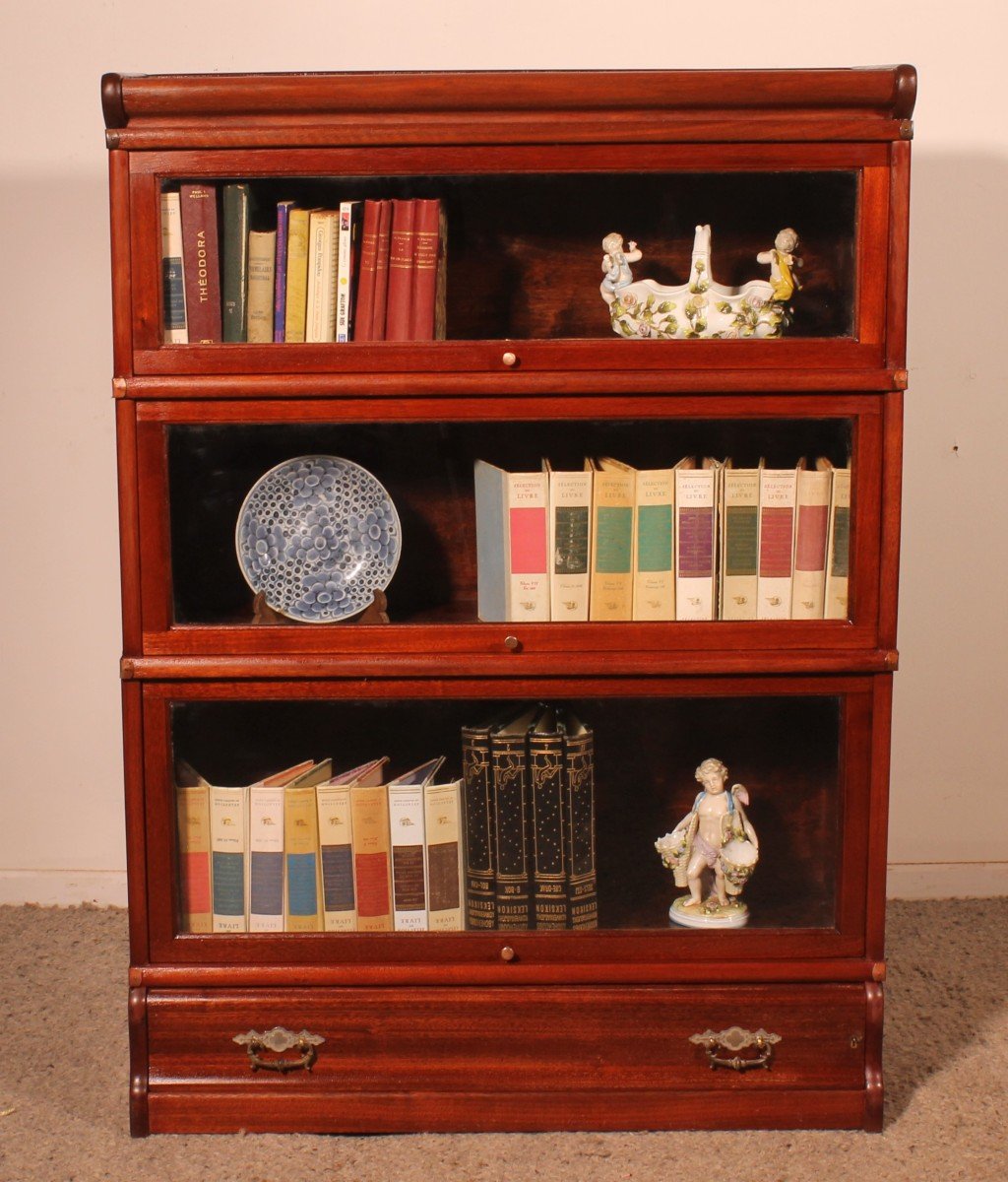 Globe Wernicke Mahogany Bookcase 