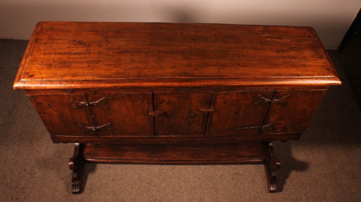 Gothic Influence Credenza - 16th Century-photo-7