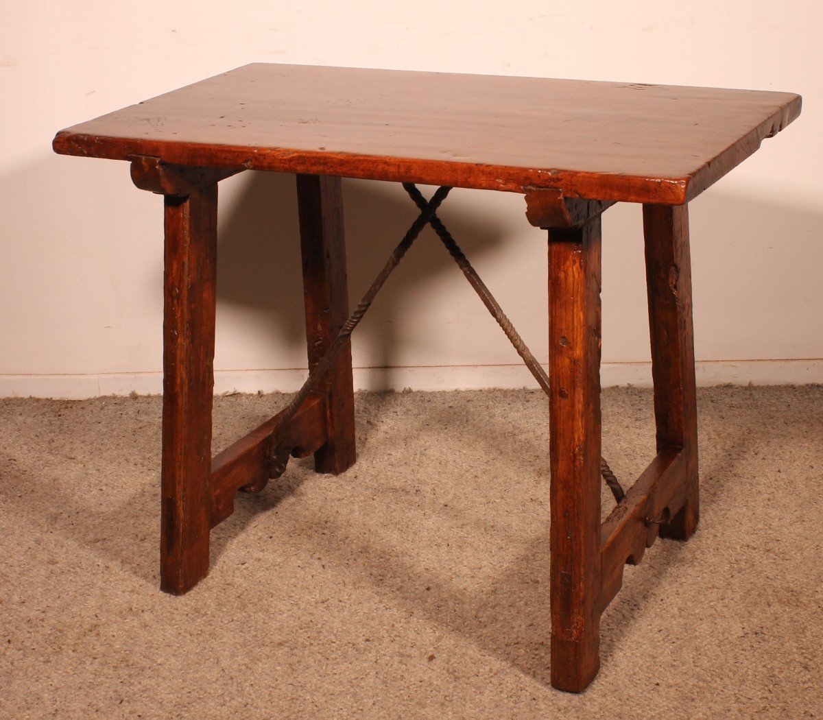 Small Spanish Walnut Table - 17th Century