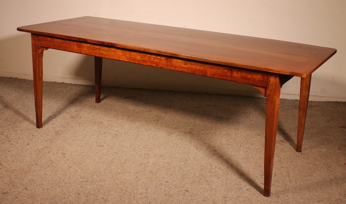 19th Century Cherry Wood Refectory Table