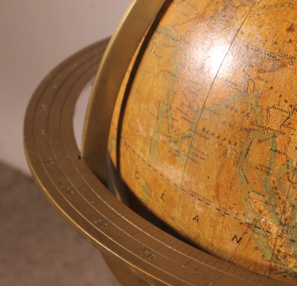 Terrestrial Globe By E. Girard And Boite  Paris - 19th Century-photo-5