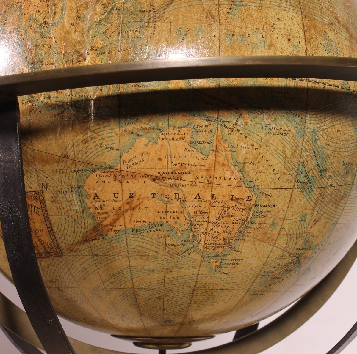 Terrestrial Globe By E. Girard And Boite  Paris - 19th Century-photo-6