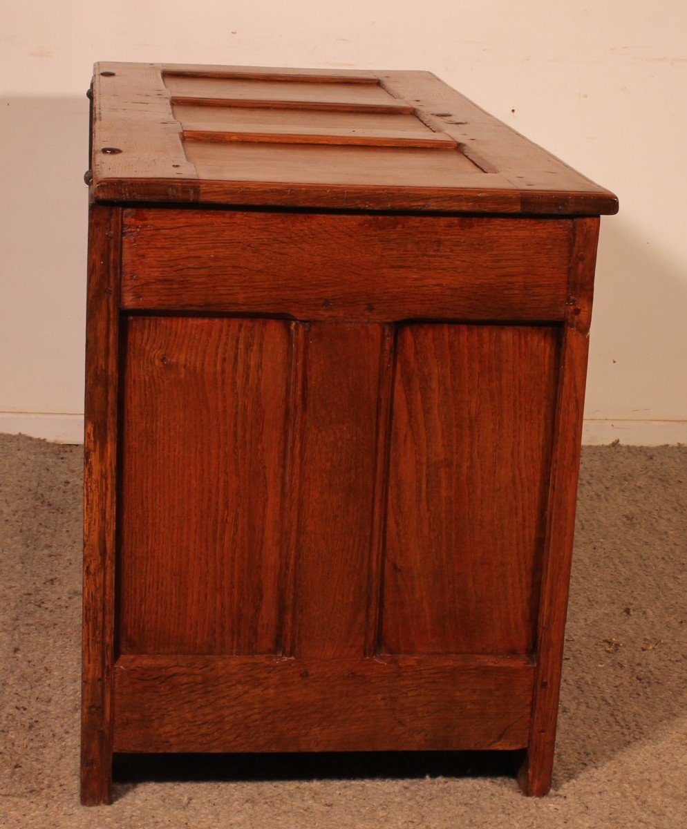 Renaissance Oak Chest - 17th Century-photo-2