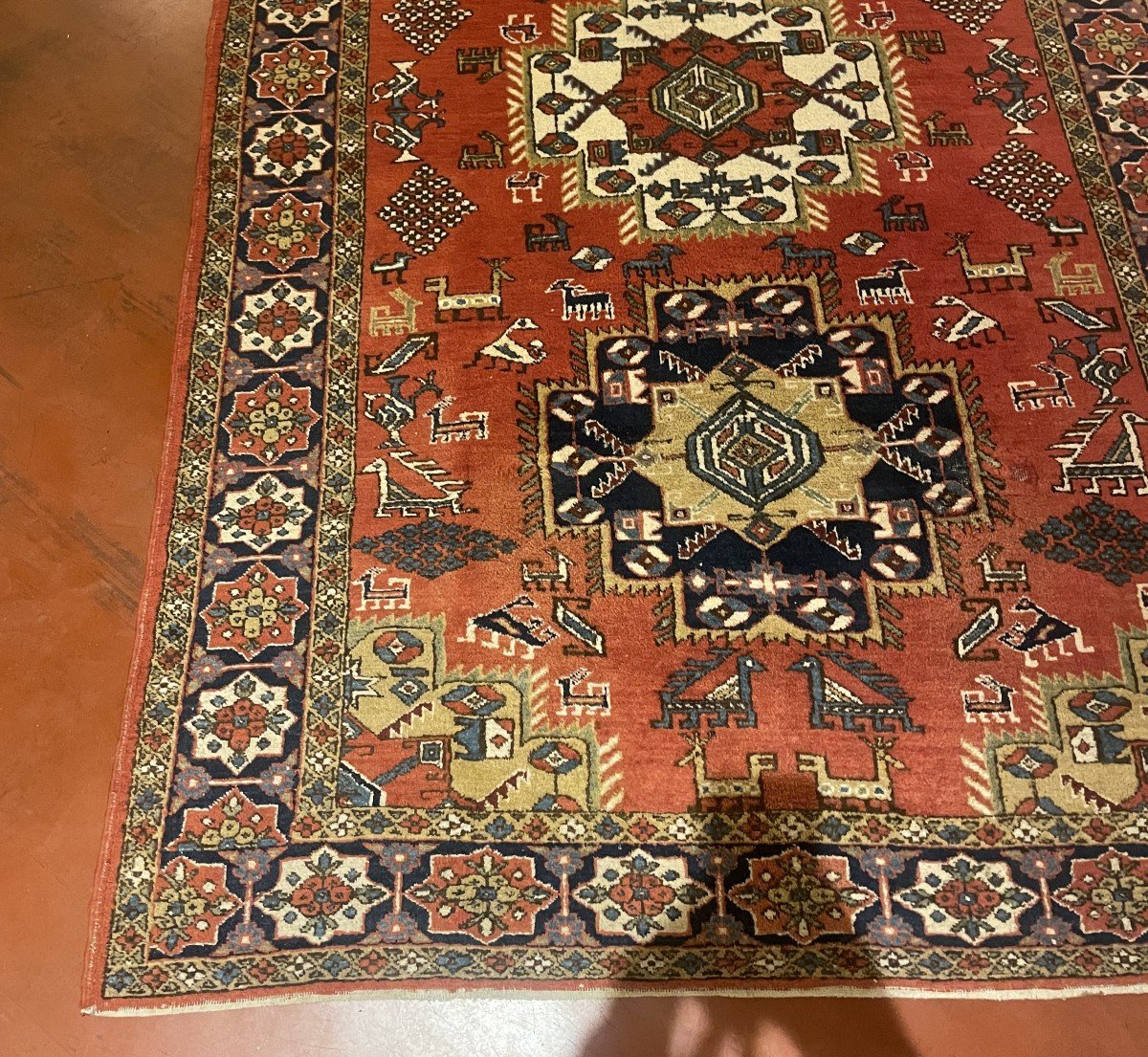 Persian Rug With Red Decor-photo-2