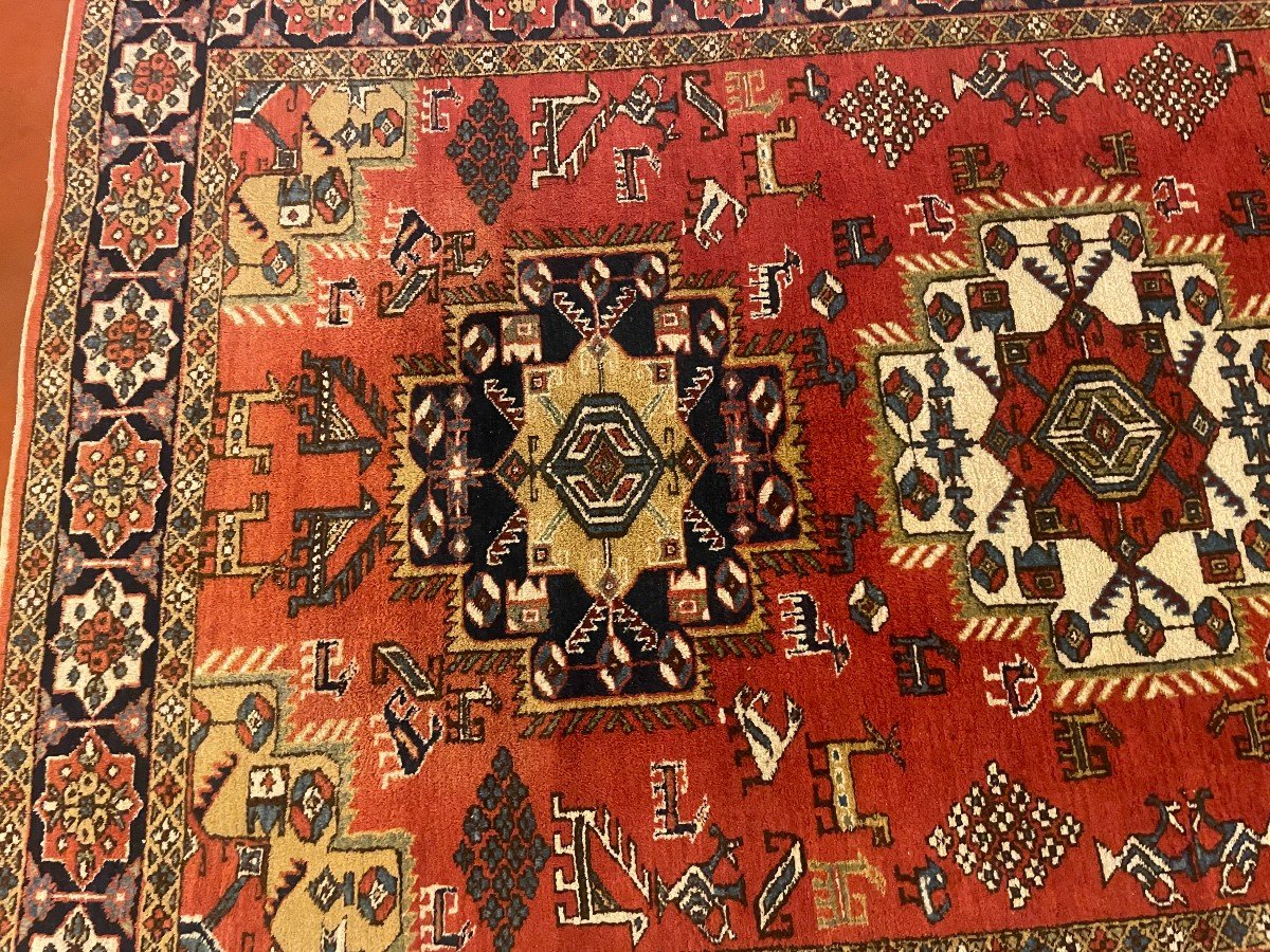 Persian Rug With Red Decor-photo-2