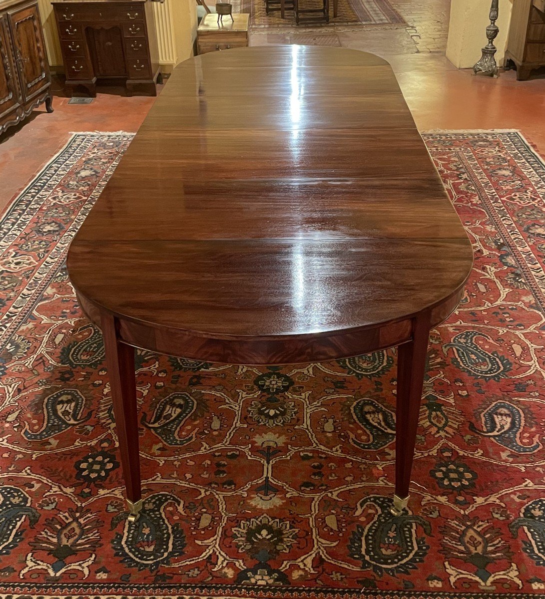 Louis XVI Mahogany Dining Table-photo-4