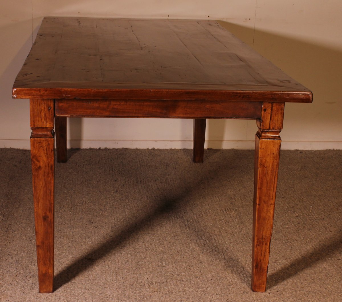 Table De Ferme Du 19° Siècle -pays Bas Avec Une Largeur De 94cm-photo-4