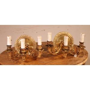 Pair Of Empire Style Wall Lights