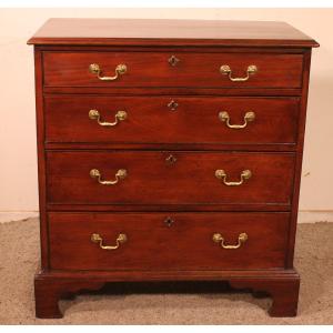 Small Mahogany Chest Of Drawers -18 ° Century