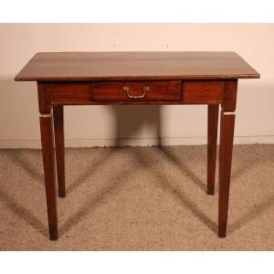 Small 19th Century Desk With Straight Legs