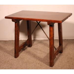 Small Spanish Walnut Table - 17th Century