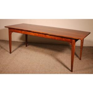 19th Century Cherry Wood Refectory Table