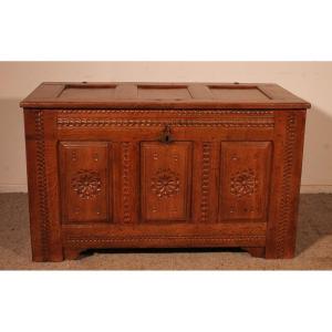 Renaissance Oak Chest - 17th Century