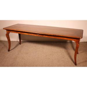 Louis XV Cherry Wood Table - Mid 19th Century