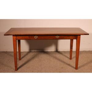 19th Century Oak Farmhouse Table