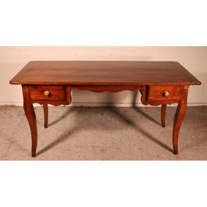 Louis XV Desk In Cherry Early 19th Century