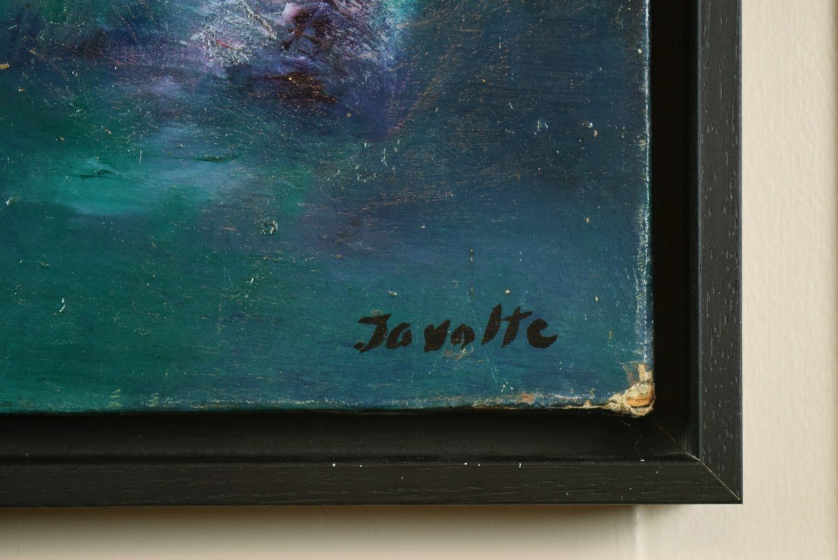 Peinture abstraite par Javotte Martin élève de Zao Wou-Ki-photo-3